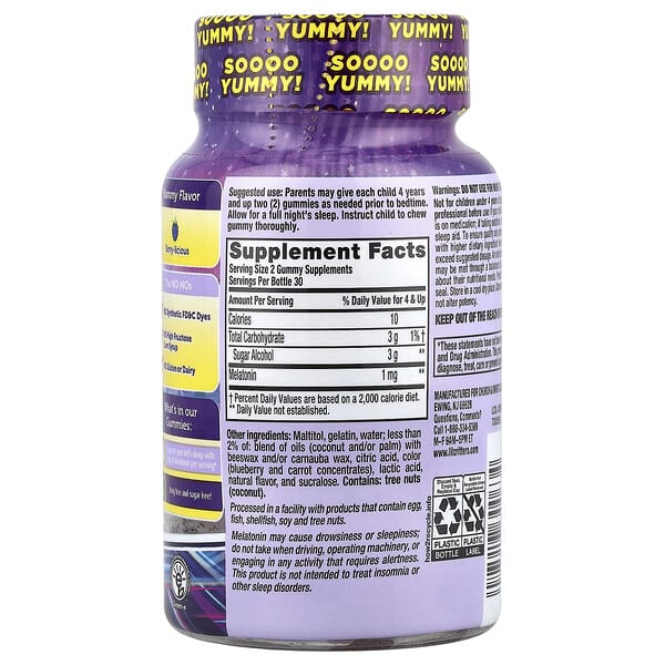 Alternative view of L'il Critters, PJ Masks Power Heroes, Melatonin Gummies, For Ages 4+, Yummy Berry, 60 Gummies (0.5 mg per Gummy)