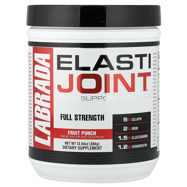 Labrada Nutrition, ElastiJoint®, Joint Support Formula, Fruit Punch, 13.54 oz (384 g)