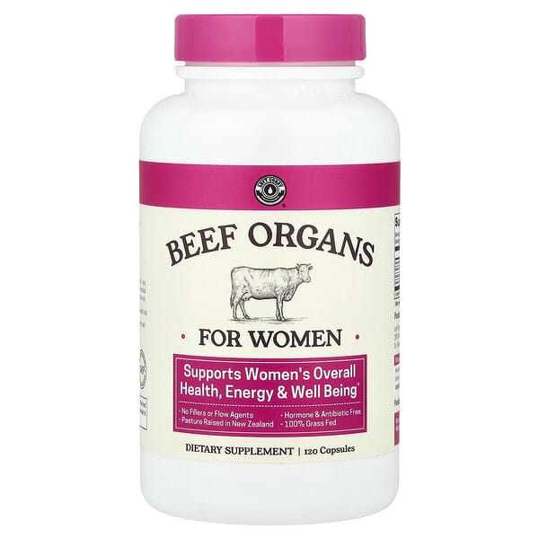Left Coast Performance, Beef Organs For Women, 120 Capsules