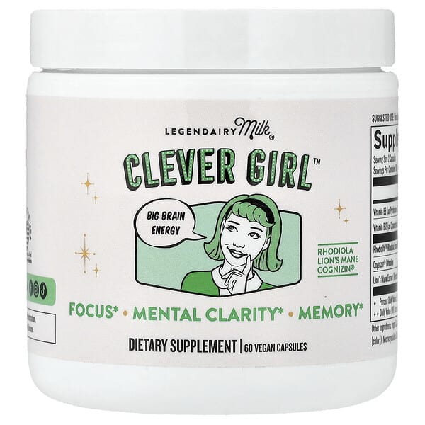 Legendairy Milk, Clever Girl™, 60 Vegan Capsules