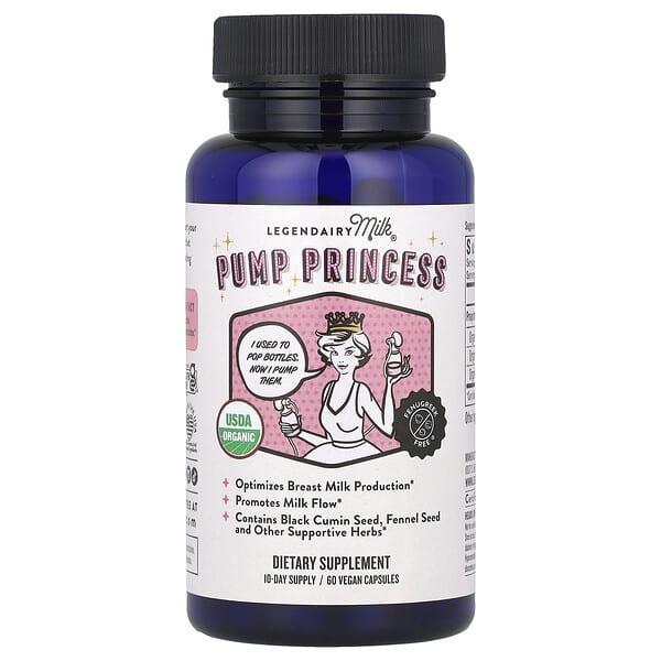 Legendairy Milk, Pump Princess, 60 Vegan Capsules