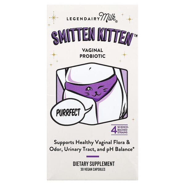 Legendairy Milk, Smitten Kitten™ Vaginal Probiotic, 30 Vegan Capsules