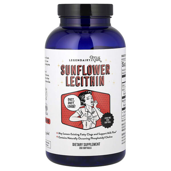 Legendairy Milk, Sunflower Lecithin, 200 Softgels