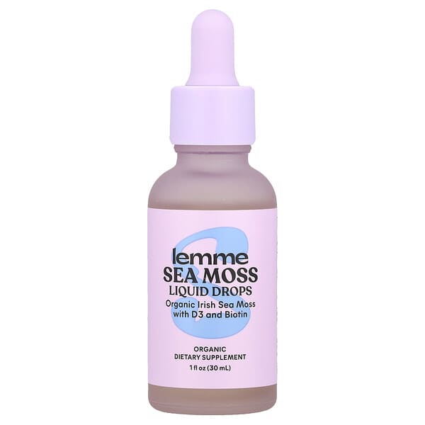 Lemme, Organic Sea Moss Liquid Drops, 1 fl oz (30 ml)