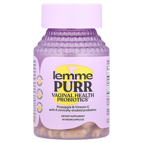Lemme, Purr, Vaginal Health Probiotics, 60 Vegan Capsules