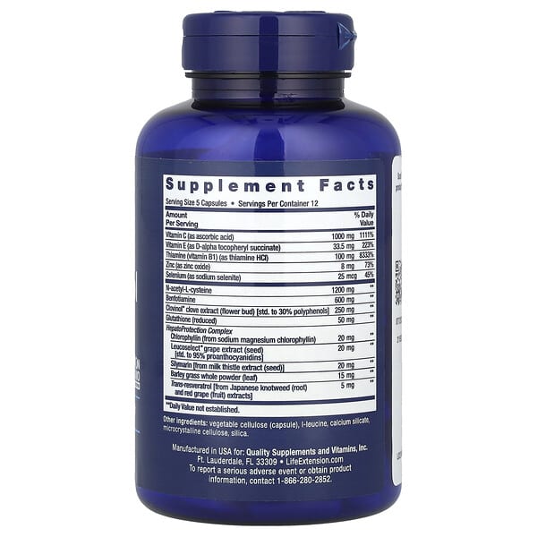 Alternative view of Life Extension, Anti-Alcohol Complex, 60 Capsules