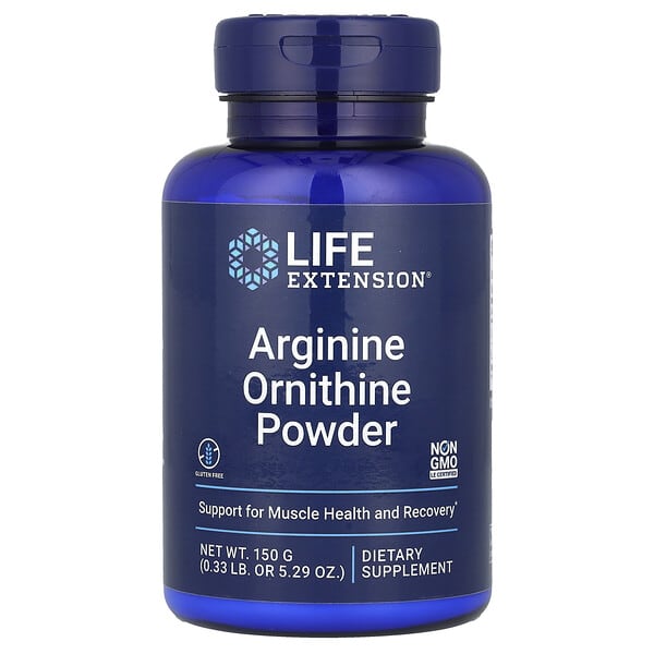 Life Extension, Arginine Ornithine Powder, 5.29 oz (150 g)