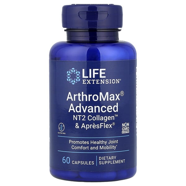 Life Extension, ArthroMax® Advanced, NT2 Collagen™ & ApresFlex®, 60 Capsules