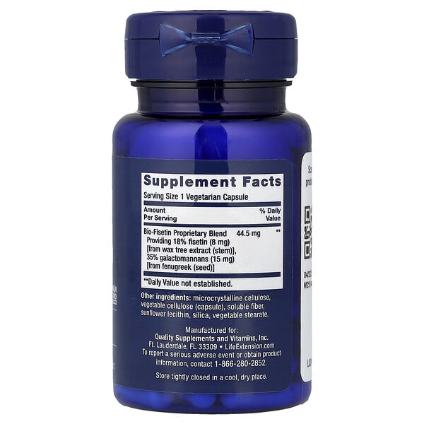 Alternative view of Life Extension, Bio-Fisetin, 30 Vegetarian Capsules
