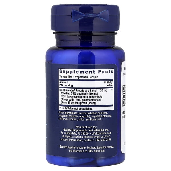 Alternative view of Life Extension, Bio-Quercetin®, 30 Vegetarian Capsules