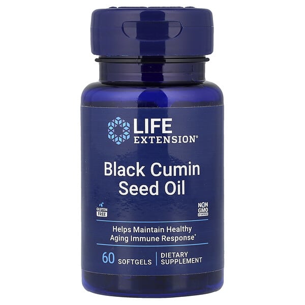 Life Extension, Black Cumin Seed Oil, 60 Softgels (500 mg per Softgel)