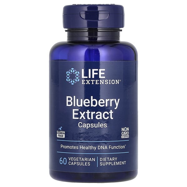 Life Extension, Blueberry Extract Capsules, 60 Vegetarian Capsules 3 Life Extension, Blueberry Extract Capsules, 60 Vegetarian Capsules