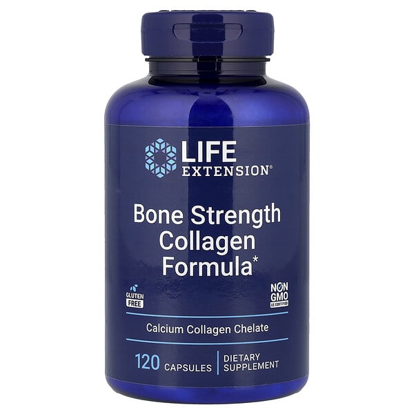 Life Extension, Bone Strength Collagen Formula, 120 Capsules