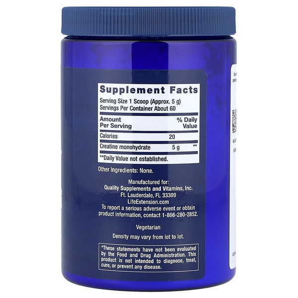 Alternative view of Life Extension, Creatine Powder, 0.66 lb (300 g)