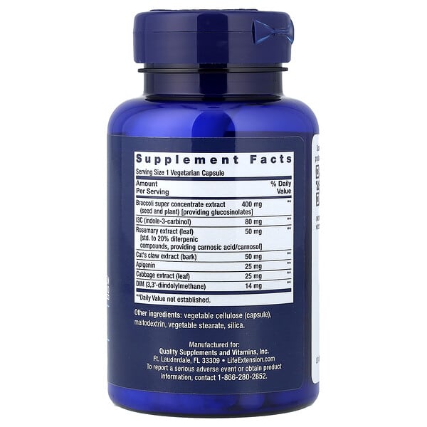 Alternative view of Life Extension, Cruciferous Vegetable Extract Blend, 60 Vegetarian Capsules