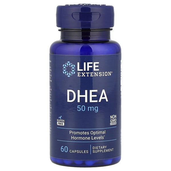 Life Extension, DHEA, 50 mg, 60 Capsules