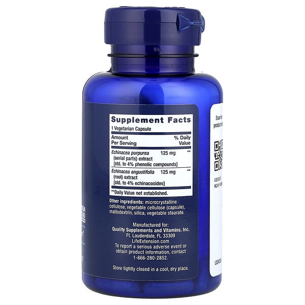 Alternative view of Life Extension, Echinacea Elite, 60 Vegetarian Capsules