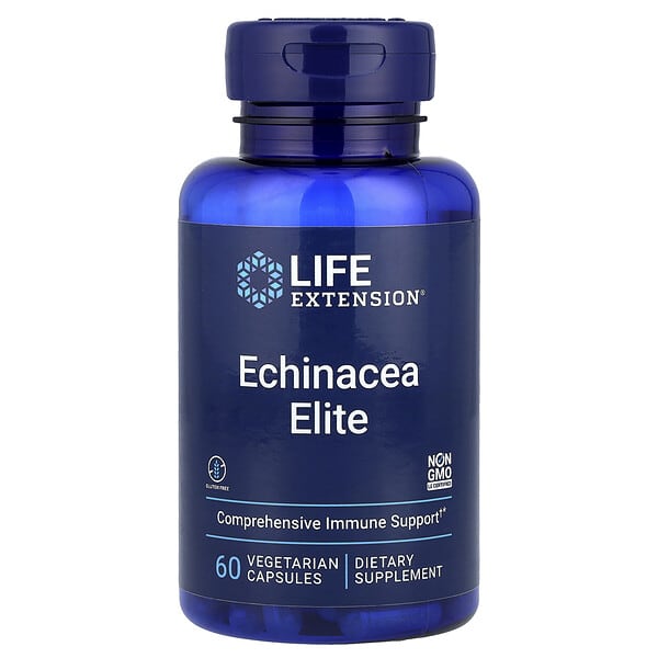 Life Extension, Echinacea Elite, 60 Vegetarian Capsules