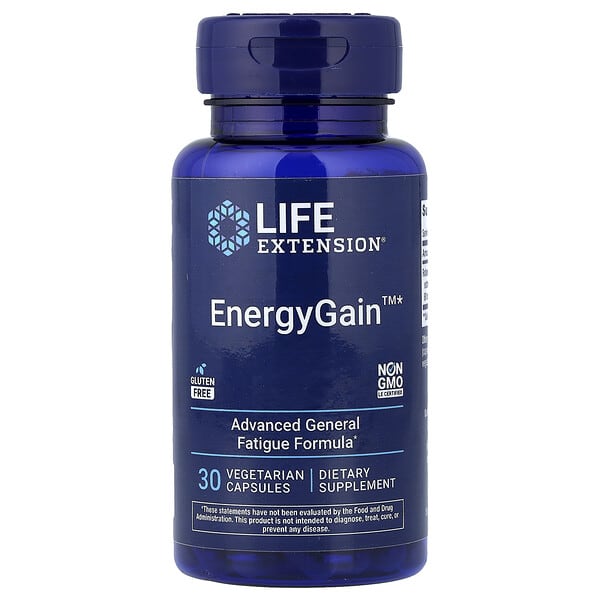 Life Extension, EnergyGain™, 30 Vegetarian Capsules (200 mg per Capsule)