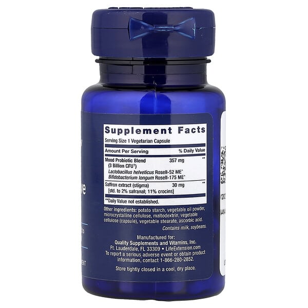 Alternative view of Life Extension, FLORASSIST® Probiotic, Mood Improve,  30 Vegetarian Capsules