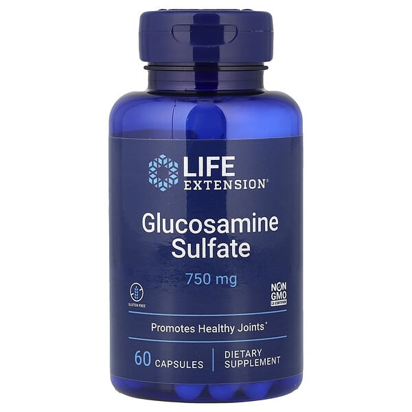Life Extension, Glucosamine Sulfate, 60 Capsules
