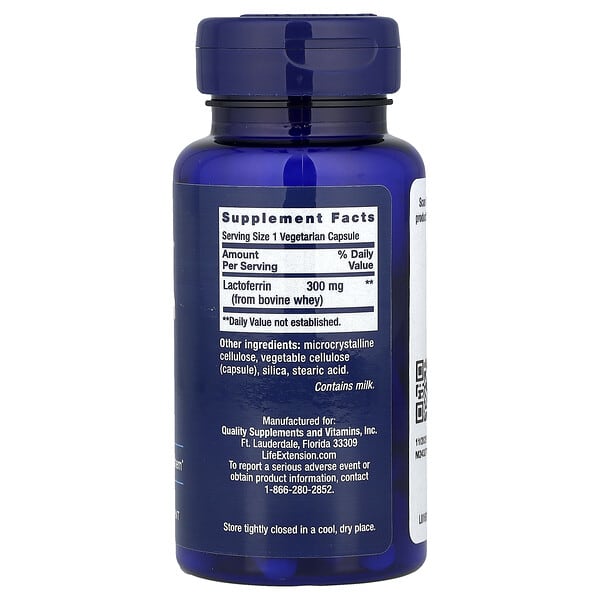Alternative view of Life Extension, Lactoferrin Caps, 60 Vegetarian Capsules (300 mg per Capsule)