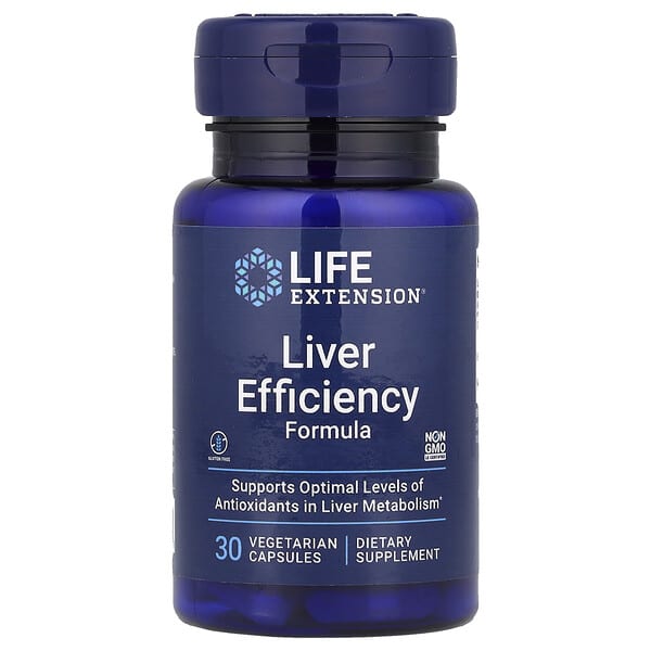 Life Extension, Liver Efficiency Formula, 30 Vegetarian Capsules