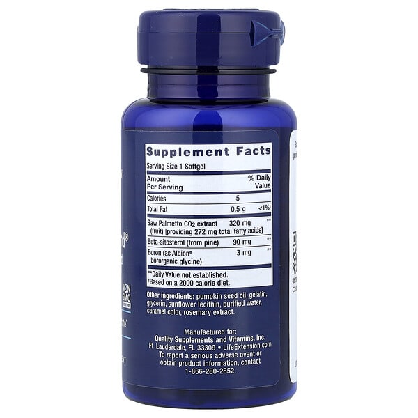 Alternative view of Life Extension, Men's Health, PalmettoGuard®, Saw Palmetto and Beta-Sitosterol, 30 Softgels