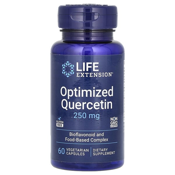 Life Extension, Optimized Quercetin, 250 mg, 60 Vegetarian Capsules