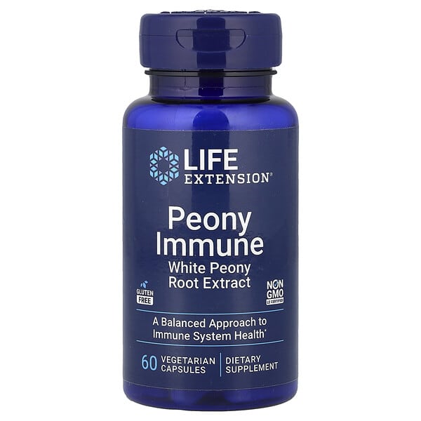 Life Extension, Peony Immune, 60 Vegetarian Capsules (600 mg per Capsule) 2 Life Extension, Peony Immune, 60 Vegetarian Capsules (600 mg per Capsule)