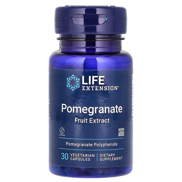 Life Extension, Pomegranate Fruit Extract, 30 Vegetarian Capsules
