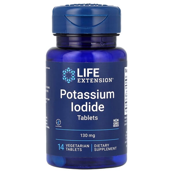 Life Extension, Potassium Iodide, 130 mg, 14 Vegetarian Tablets