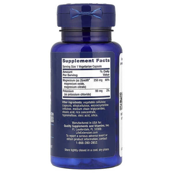 Alternative view of Life Extension, Potassium with Extend-Release Magnesium, 60 Vegetarian Capsules