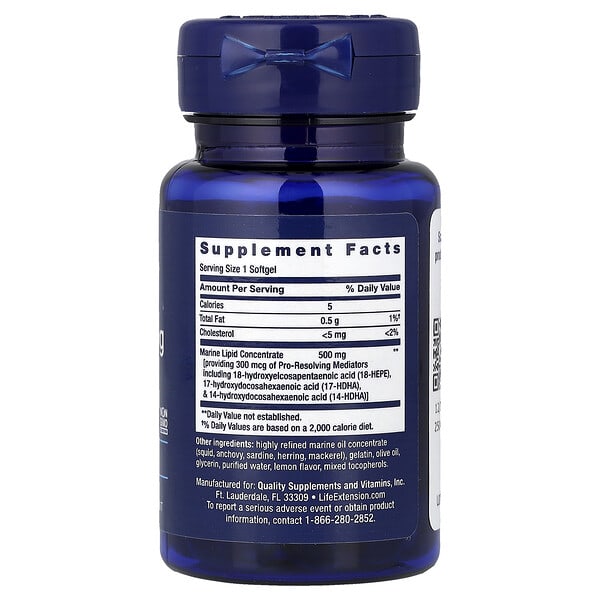 Alternative view of Life Extension, Pro-Resolving Mediators, 30 Softgels