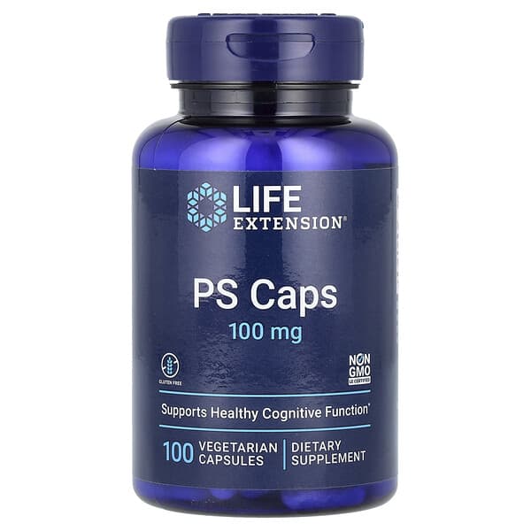 Life Extension, PS Caps, 100 mg, 100 Vegetarian Capsules