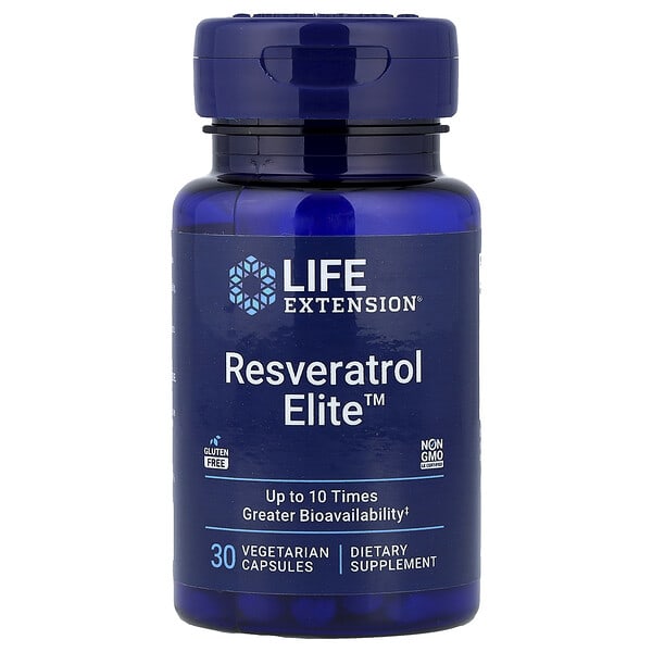 Life Extension, Resveratrol Elite™, 30 Vegetarian Capsules