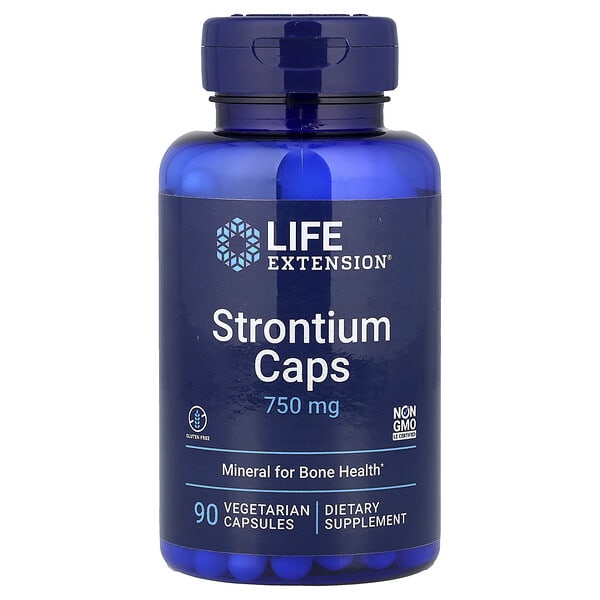 Life Extension, Strontium Caps, 90 Vegetarian Capsules (250 mg per Capsule) 2 Life Extension, Strontium Caps, 90 Vegetarian Capsules (250 mg per Capsule)