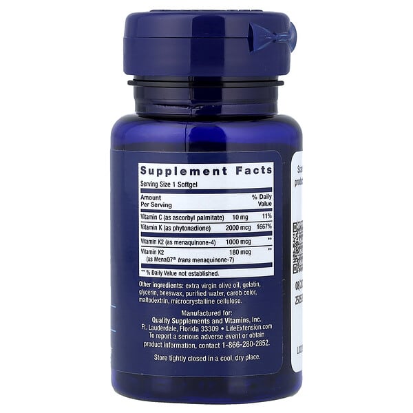 Alternative view of Life Extension, Super K, 90 Softgels