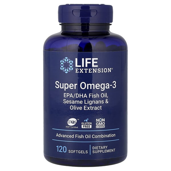 Life Extension, Super Omega-3, 120 Softgels