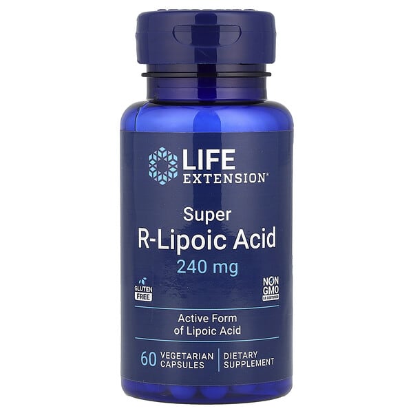 Life Extension, Super R-Lipoic Acid, 60 Vegetarian Capsules