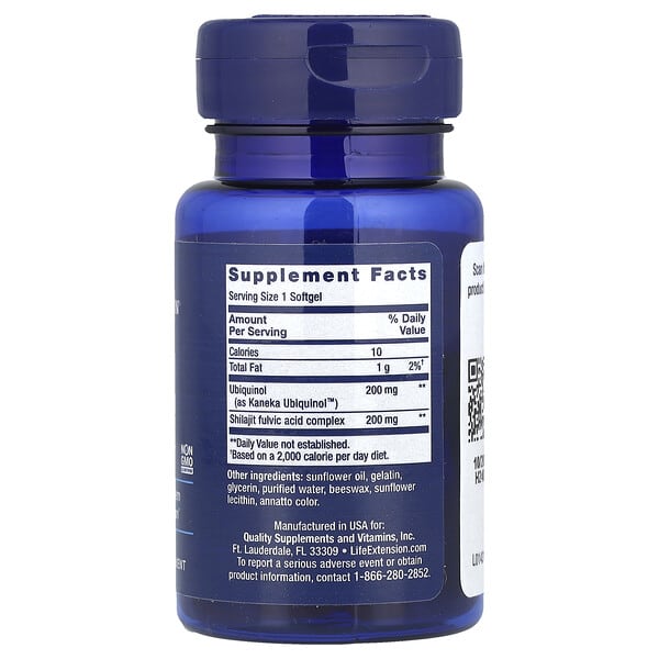 Alternative view of Life Extension, Super Ubiquinol CoQ10 with Enhanced Mitochondrial Support, 200 mg, 30 Softgels