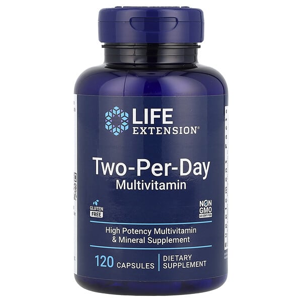Life Extension, Two-Per-Day Multivitamin, V2, 120 Capsules