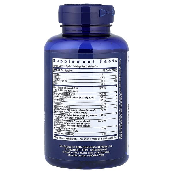 Alternative view of Life Extension, Ultra Prostate Formula, 60 Softgels