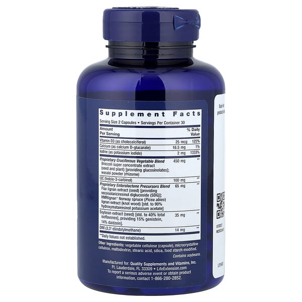 Alternative view of Life Extension, Women's Health, Breast Health Formula, 60 Capsules