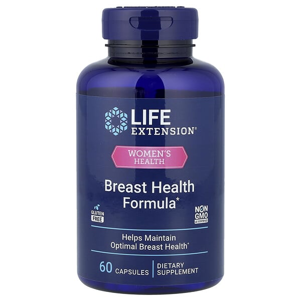 Life Extension, Women's Health, Breast Health Formula, 60 Capsules