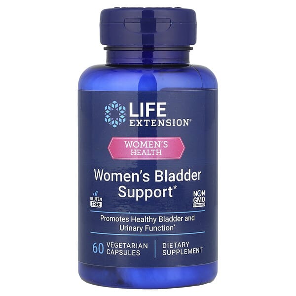 Life Extension, Women's Health, Women's Bladder Support, 60 Vegetarian Capsules