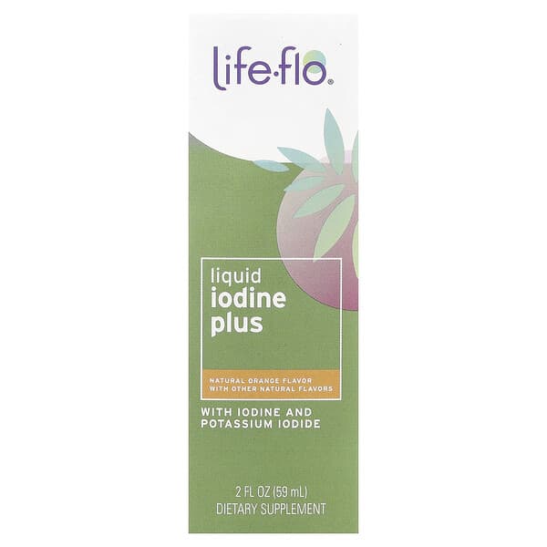Life-flo, Liquid Iodine Plus, Natural Orange, 2 fl oz (59 ml)
