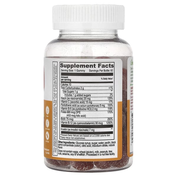 Alternative view of Lifeable, B Complex + Vitamin C Gummies, Strawberry, 60 Gummies