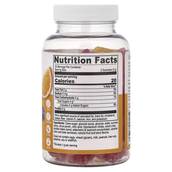 Alternative view of Lifeable, Glucose Gummies, Mixed Fruit, 60 Gummies