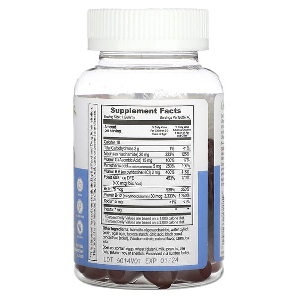 Alternative view of Lifeable, Kids B Complex + Vitamin C Gummies, Sugar Free, Natural Strawberry, 60 Gummies